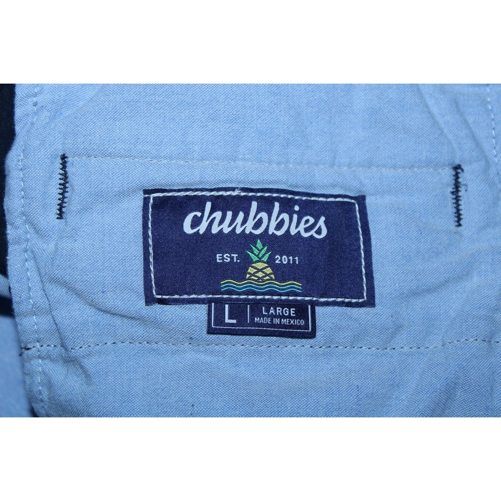 Chubbies Men's Large Navy Blue 7" Inseam Shorts - Picture 7 of 10